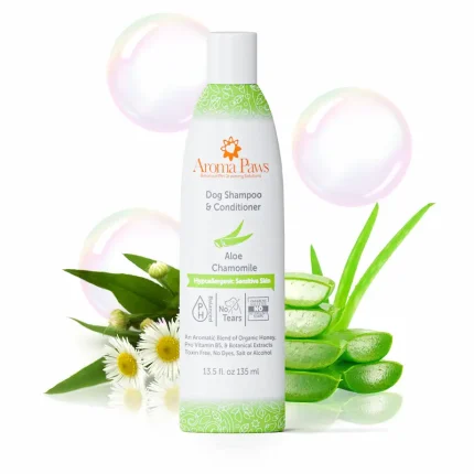 Aroma Paws 蘆薈洋甘菊雙效洗毛精（無香低敏配方）